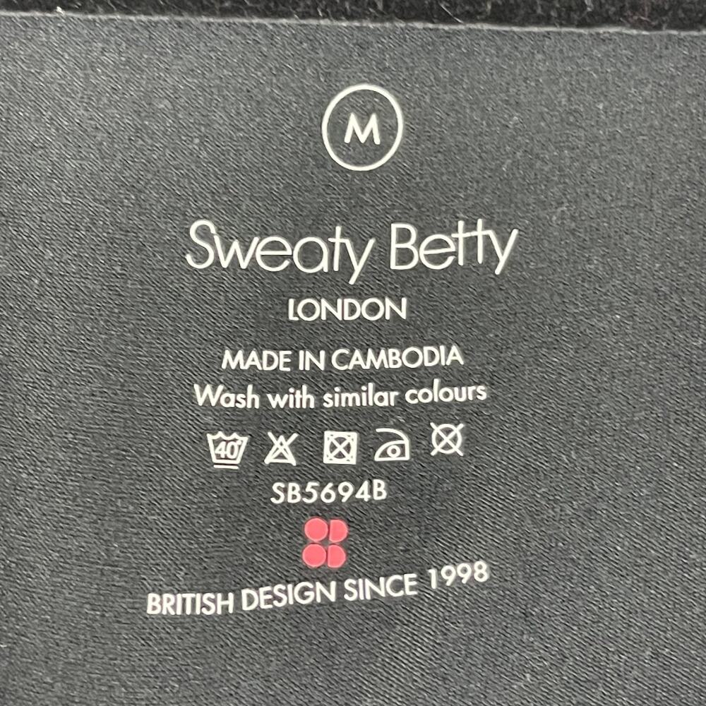 Sweaty Betty Gary Jumpsuit Size Medium Black Pockets Racerback Yoga Athletic Gym - Picture 9 of 15